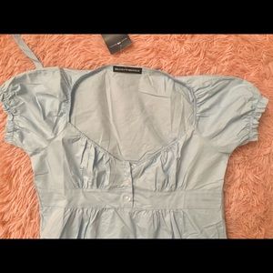 brandy Melville baby blue short sleeve dress